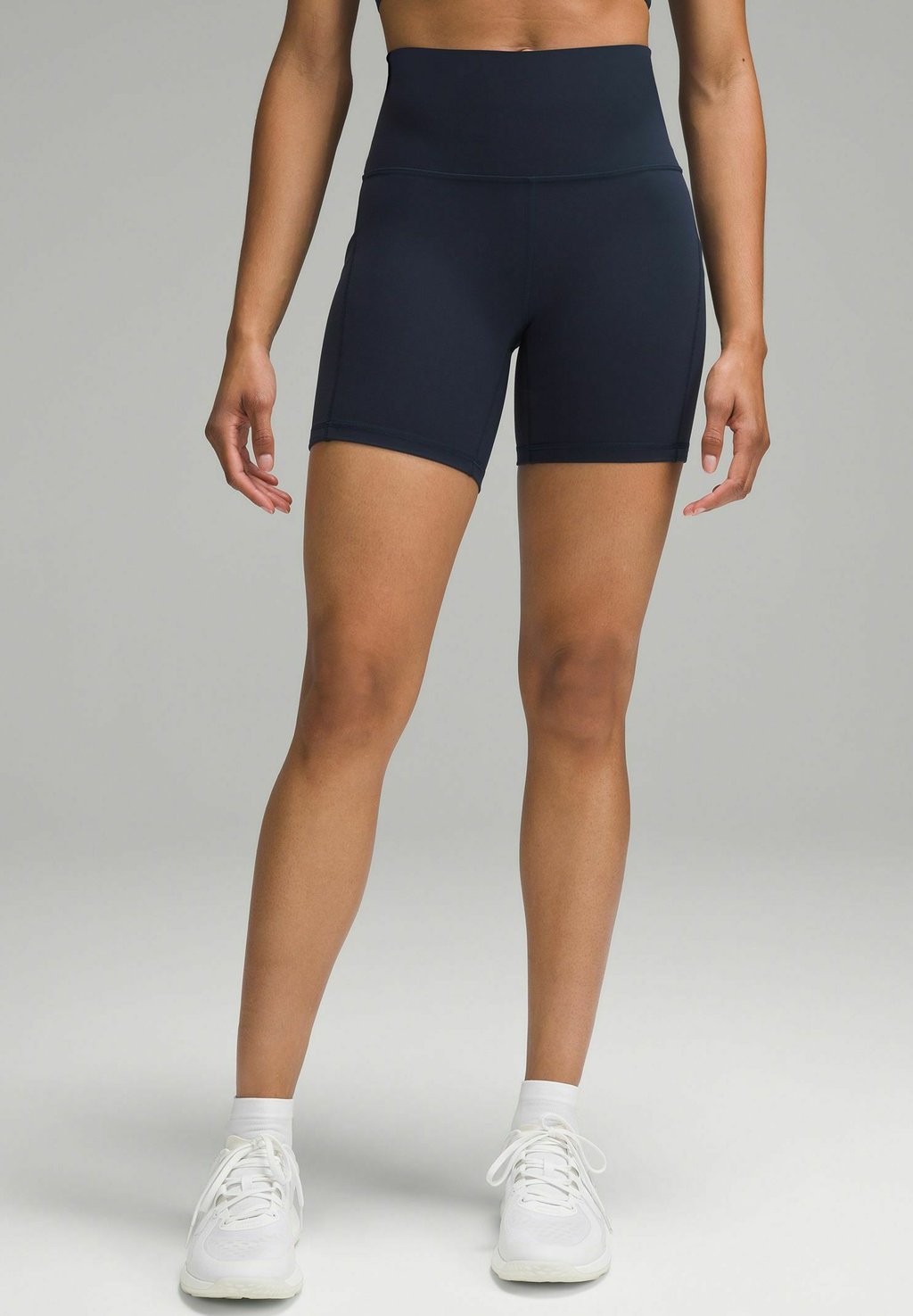 

Леггинсы WUNDER TRAIN HIGH-RISE POCKETS 15CM - Sports shorts lululemon, темно-синий