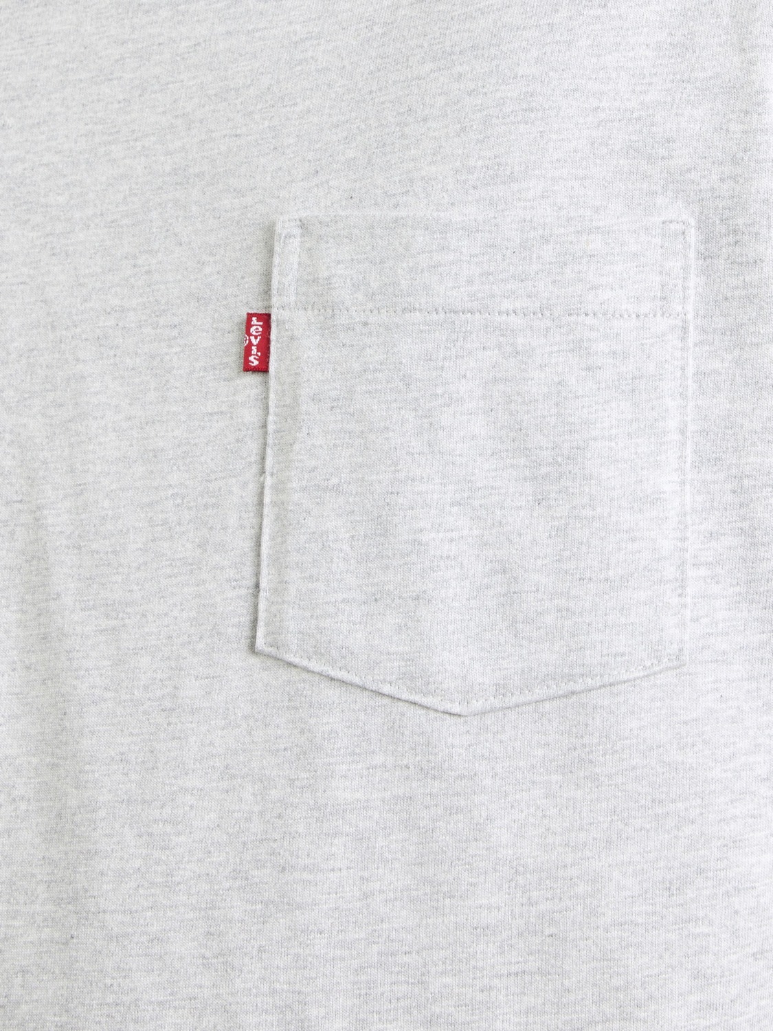LEVI'S  Футболка 'Half-Sleeve Pocket Tee' в крапчатом сером цвете — фото 2