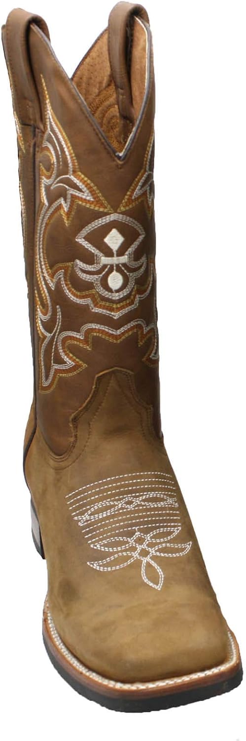 

Мужские ковбойские вестерн-сапоги из натуральной кожи Dona Michi, Tan