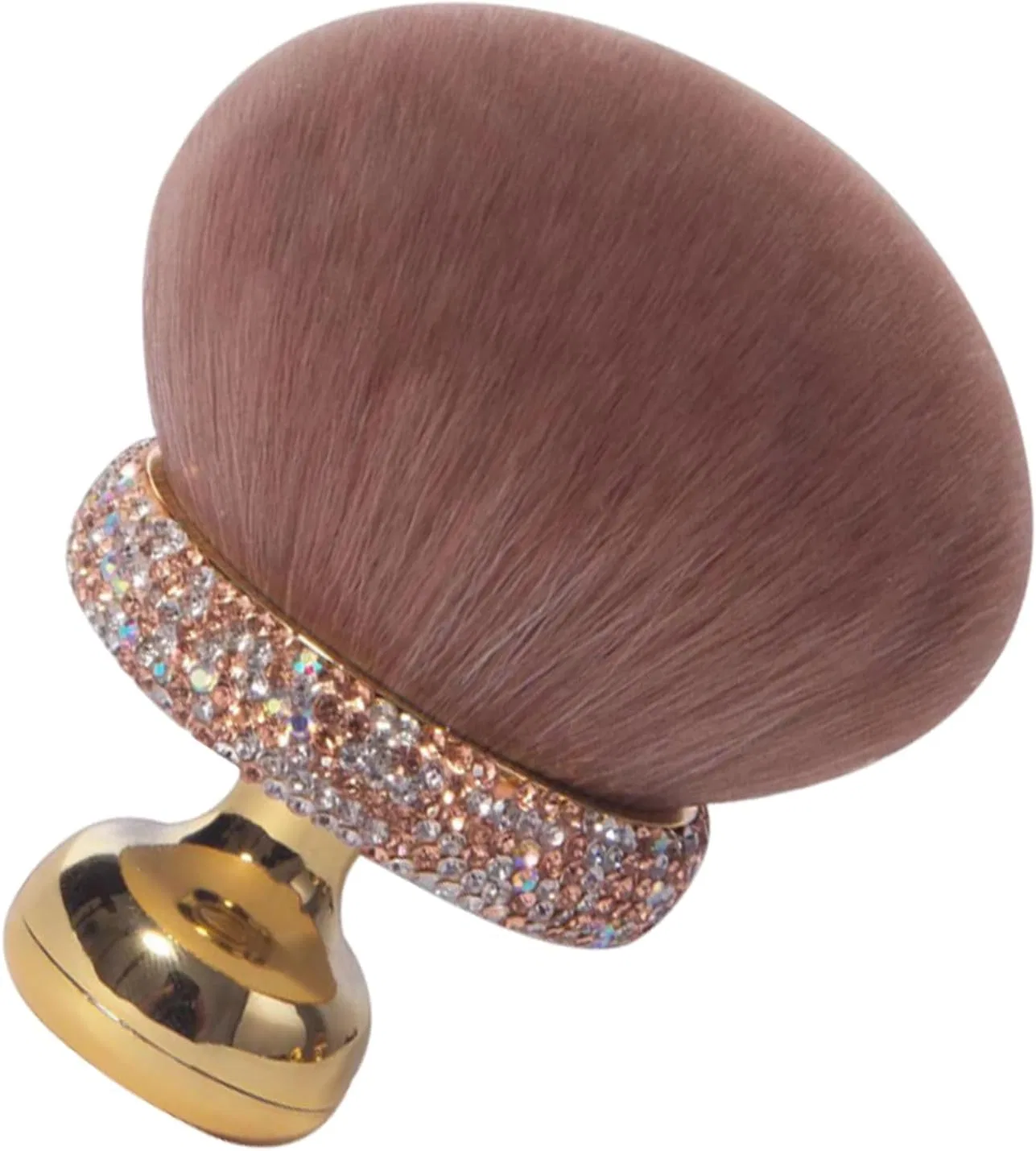 Кисть для макияжа Mushroom Blending Brush, No brand, 1 шт., золотой