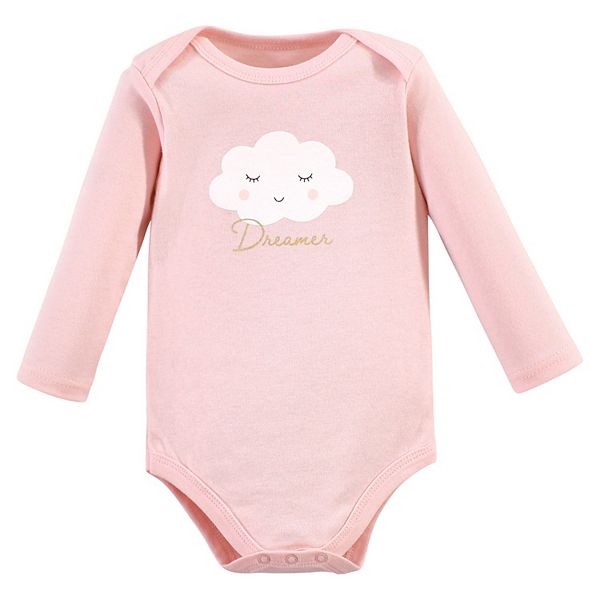 Боди для девочки из хлопка с длинным рукавом, dreamer Hudson Baby — фото 3
