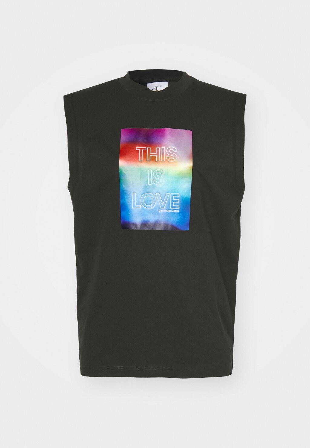 

Топ Box Graphic Sleeveless Unisex Calvin Klein, черный
