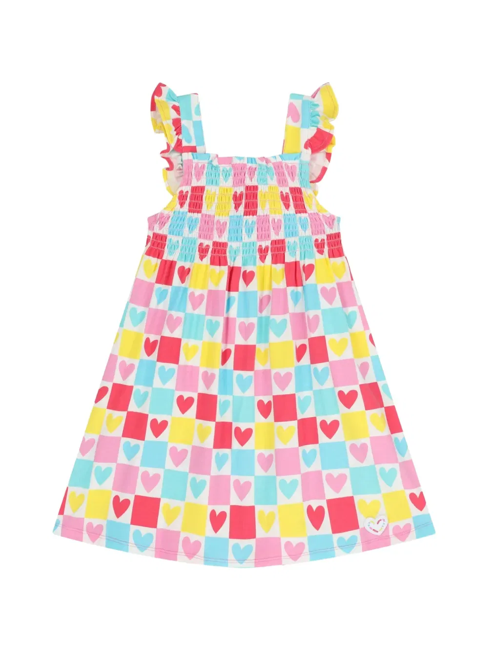 Платье с принтом в виде сердечек Agatha Ruiz De La Prada, белый