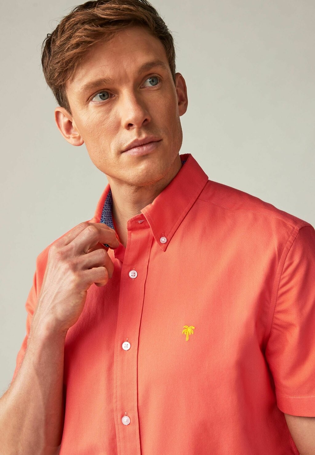 

Рубашка SHORT SLEEVE REGULAR FIT Next, оранжевый