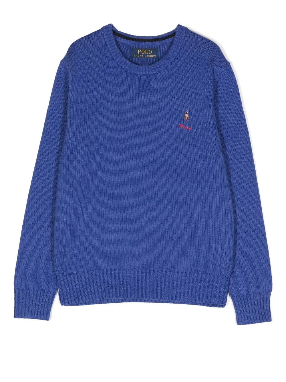 

Джемпер с вышитым логотипом POLO RALPH LAUREN KIDS, синий