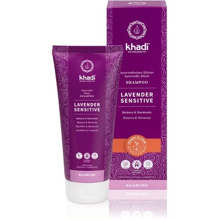 

Khadi Naturkosmetik Ayurvedic Elixir Шампунь Lavender Sensitive 200мл