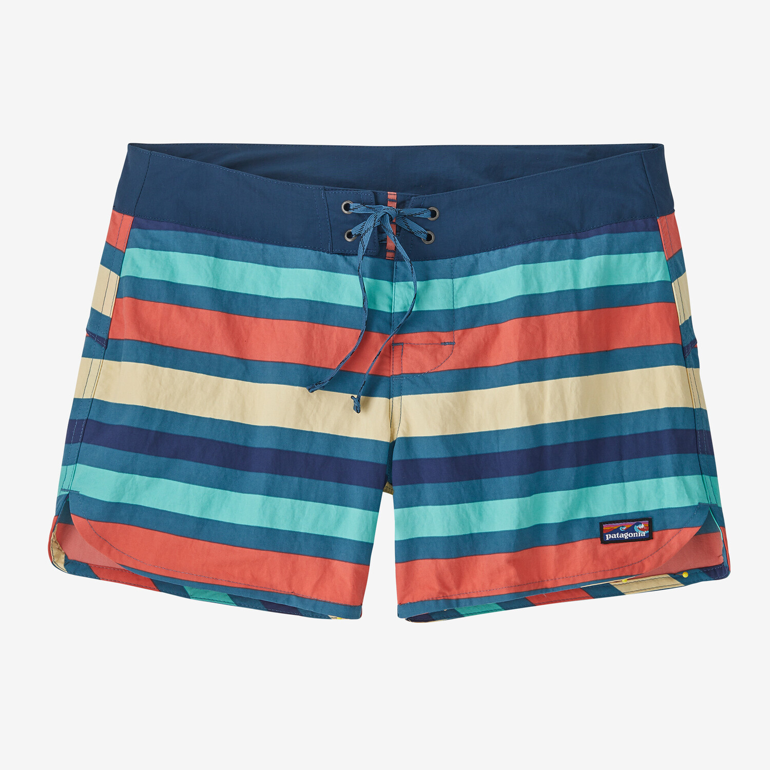

Женские шорты для плавания Wavefarer Patagonia, цвет Water Ribbons: Wavy Blue