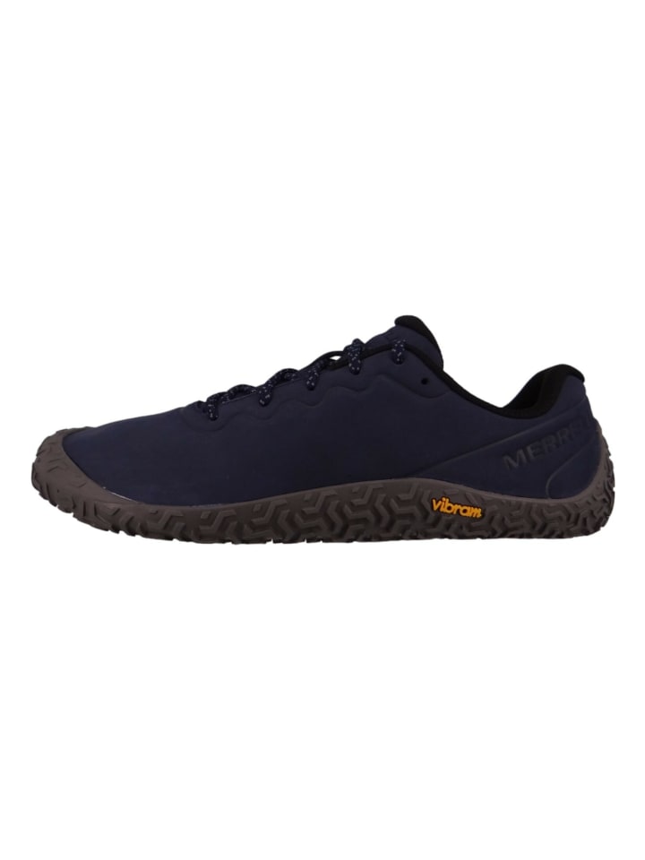 Merrell Удобные мужские туфли на шнуровке синего цвета — фото 3