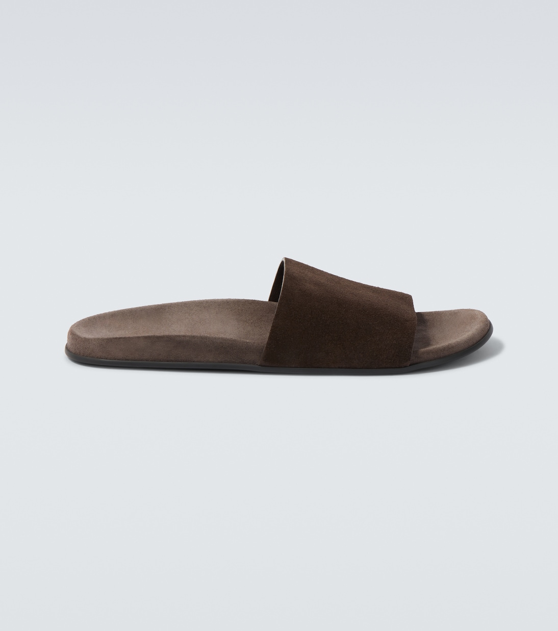 

Замшевые шлепанцы Hugh The Row, Laquer Brown