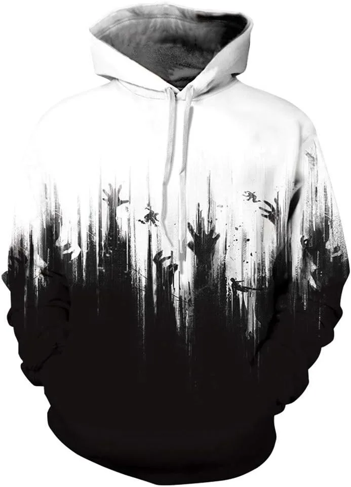 

Толстовка с капюшоном Halloween Unisex, 3D принт, с карманами Dark Current