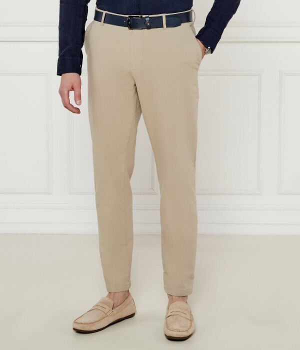 Брюки чинос h-kane Regular fit Boss, желтый — фото 3