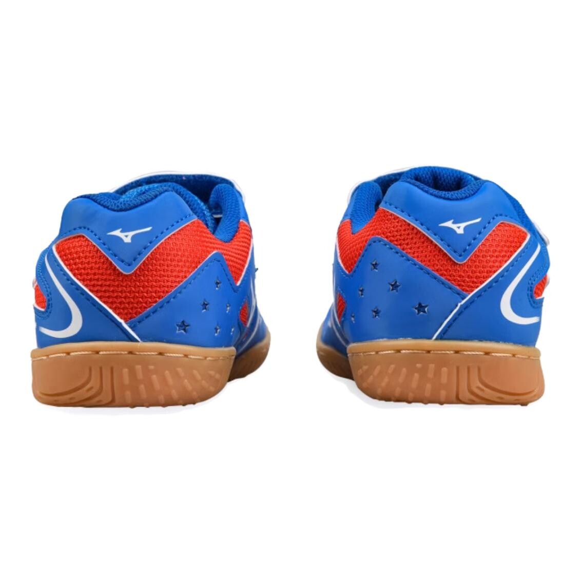 Детские кроссовки GS Low-top Синие/Белые/Красные Mizuno, синий — фото 4