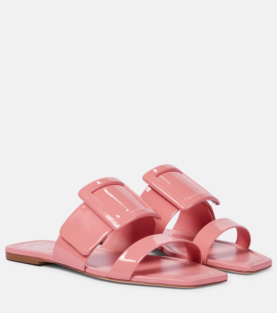 Лаковые сандалии Roger Vivier, Dream Rose