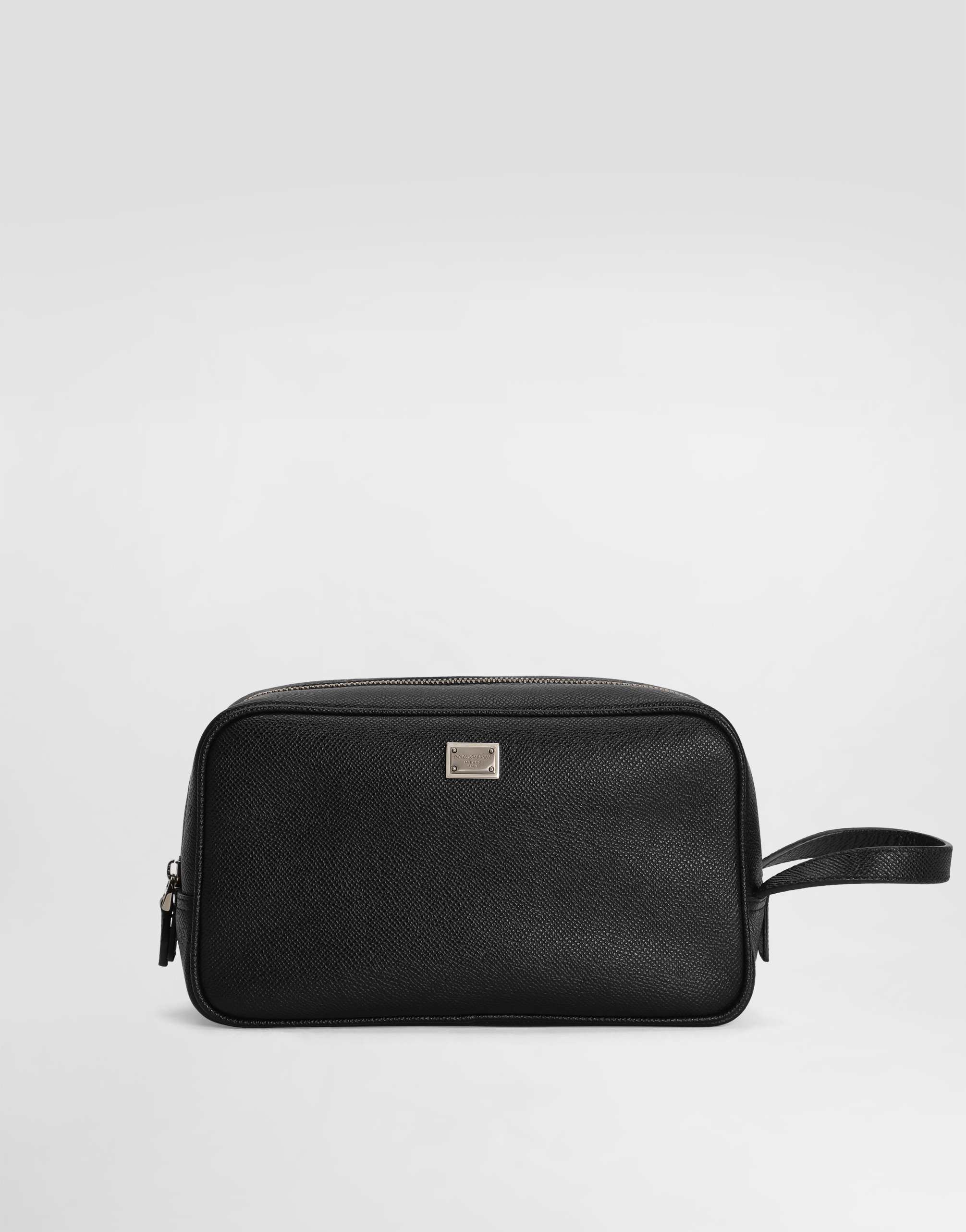 

Несессер из телячьей кожи sicily Dolce & Gabbana, черный