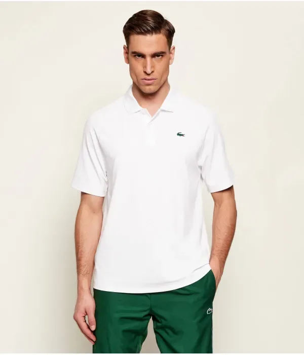 Футболка Lacoste Полюс regular fit, белый