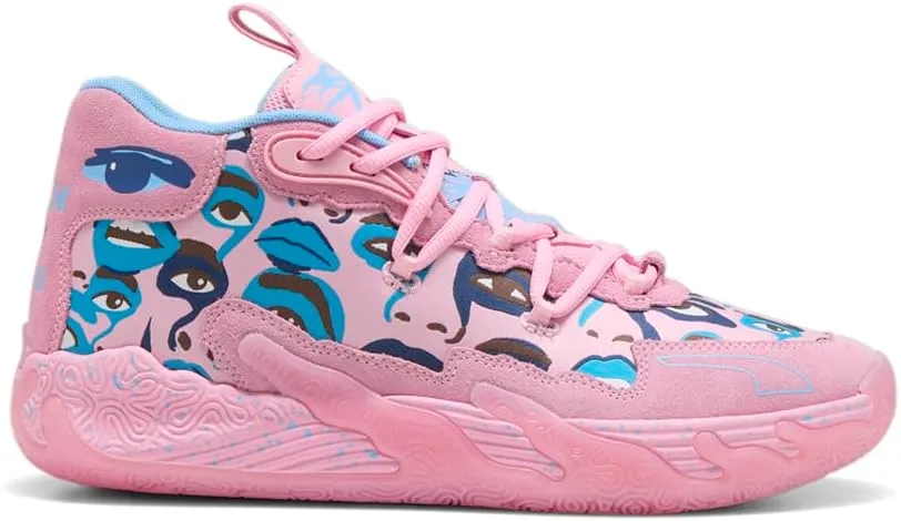 Кроссовки Puma MB.03 Kid Super - Men (Pink/Pink/Blue), розовый