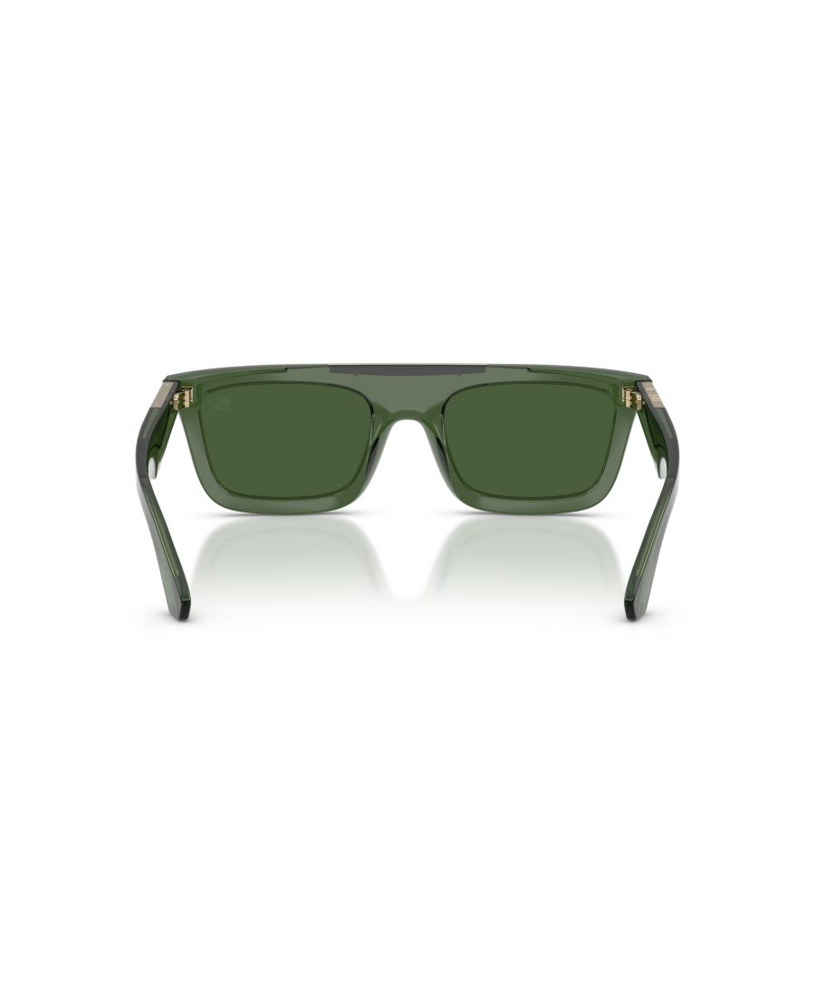 Мужские солнцезащитные очки большого размера, BE4451U Burberry, Green — фото 4