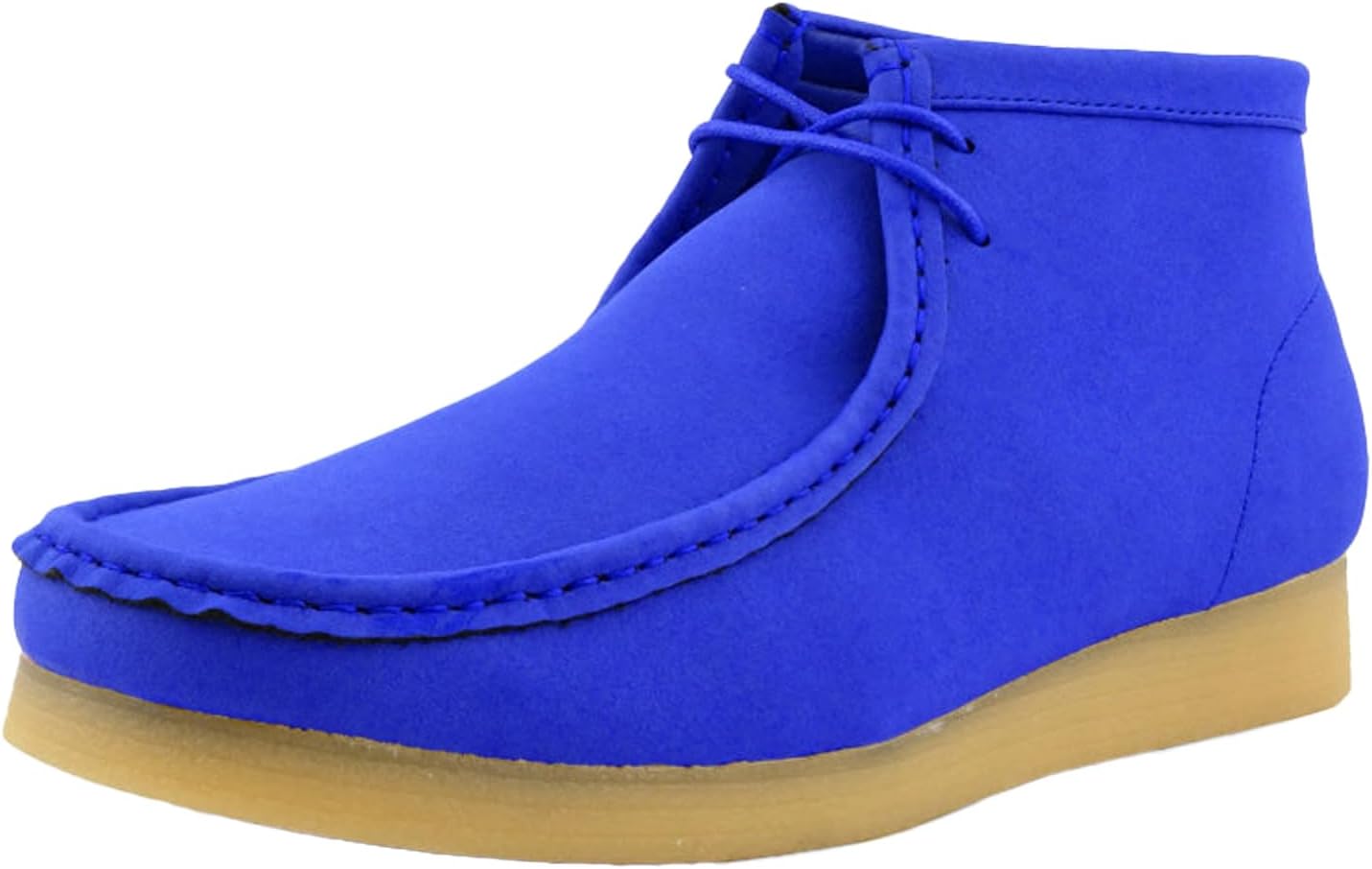 

Мужские повседневные ботинки Amali Chukka, высокие, на шнуровке, замшевые, пустынные ботинки с подошвой из каучука, Royal (Jason2)