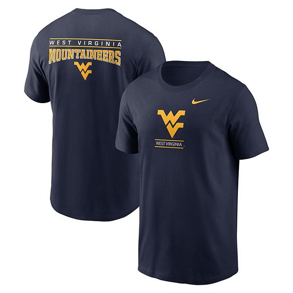 

Мужская футболка navy west virginia mountaineers 2-hit Nike