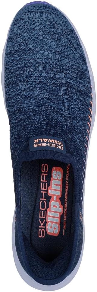 Детские кроссовки Skechers Girls Twinkle Sparks-Cosmic Burst, темно-синий — фото 2