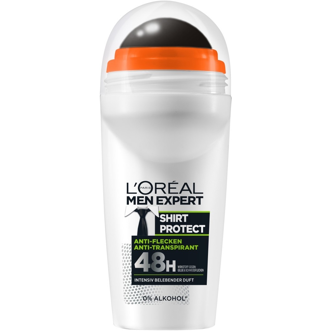 

Дезодорант roll-on shirt protect 48h anti-transpirant anti-flecken L Oreal Men Expert, объем 50 мл