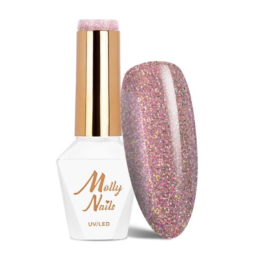 

Molly Nails Shocking Shine Sinner HEMA/Di-HEMA Free 8 г гибридный лак для ногтей № 687