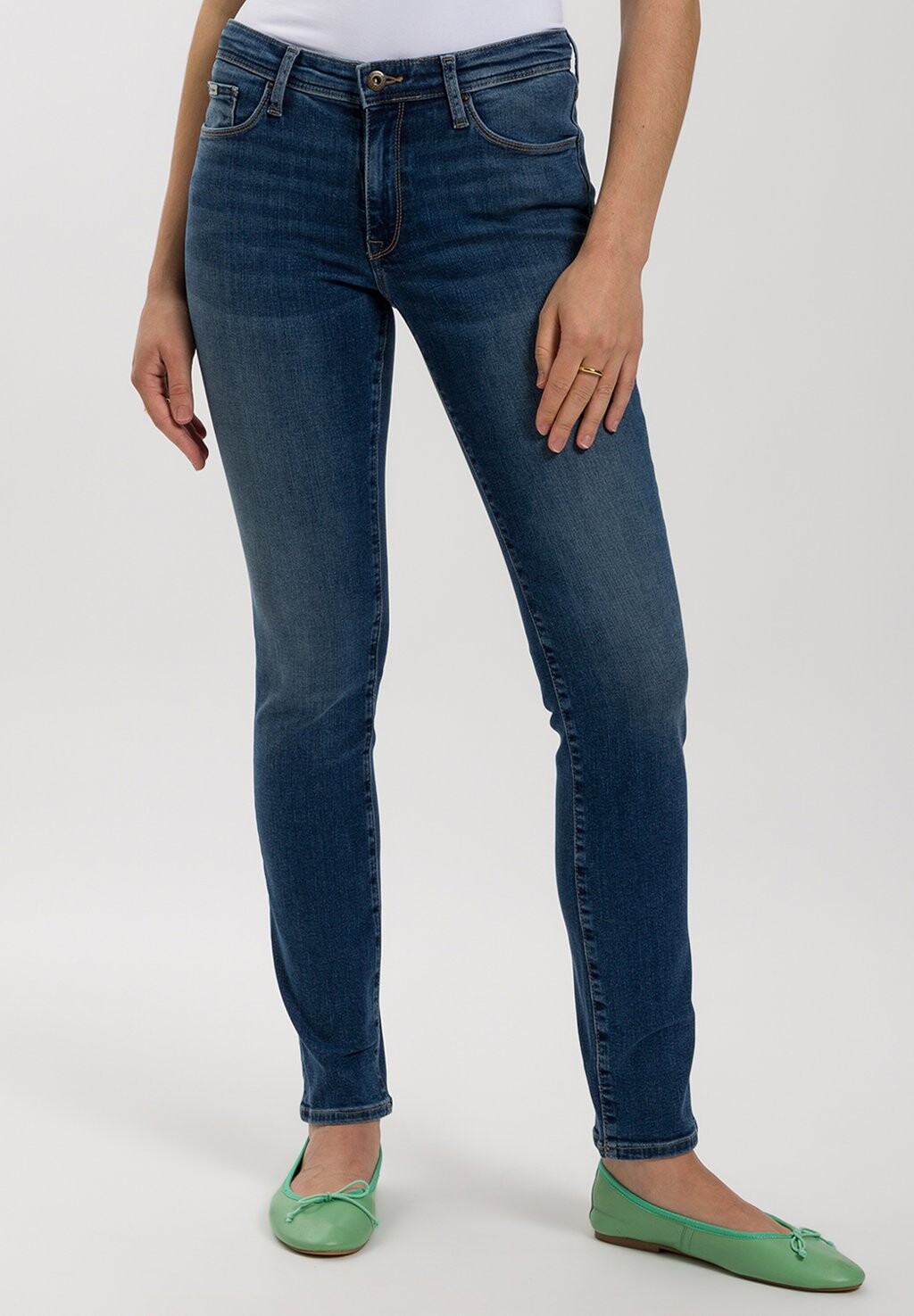 

Джинсы Slim Fit ANYA Cross Jeans, цвет mid-blue used