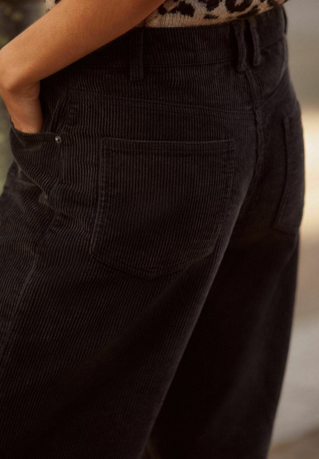 

Брюки WASHED WIDE LEG PETITE Next, черный