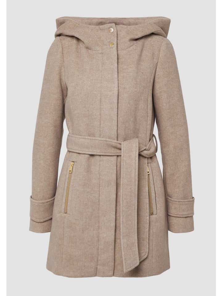 

Зимнее пальто s.Oliver, бежевый