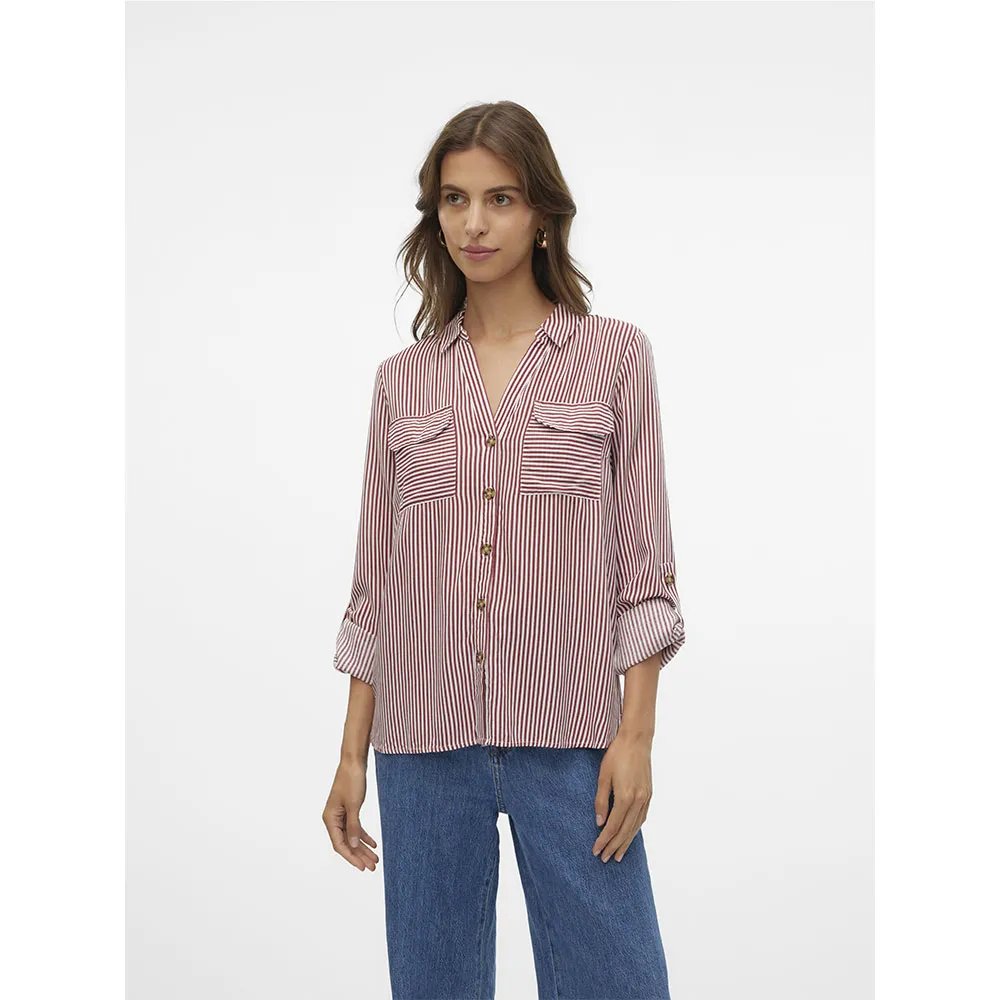 

Рубашка Vero Moda Bumpy New, красный