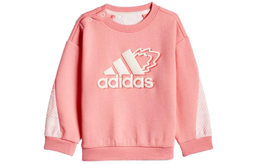 Боди для младенцев и малышей Adidas, комплекты одежды (розовый+черный) — фото 3