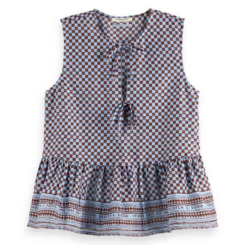 

Футболка без рукавов Scotch & Soda U9A00702T, синий