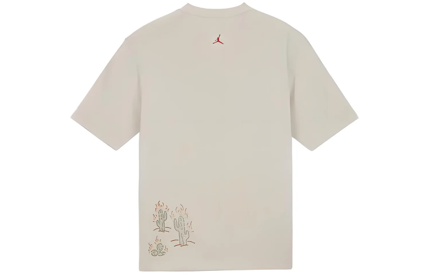 Футболка с принтом Travis Scott Flight Jordan, Apricot — фото 2