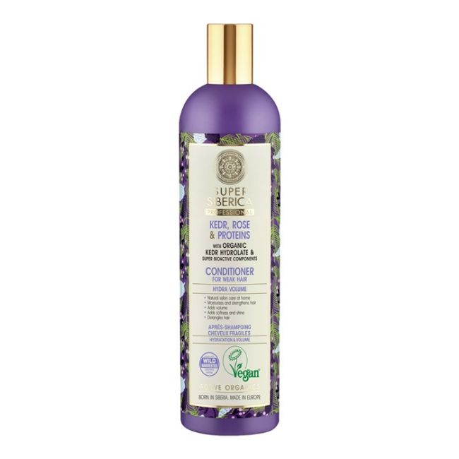 

Кондиционер для волос Super Siberica Professional «Кедр, роза и протеины» Natura Siberica, 400 мл