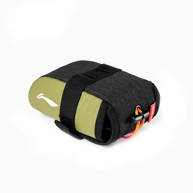 

LINING Средняя спортивная сумка из полиэстера унисекс, Black Green[Trunk Bag/Night Ride Reflective]