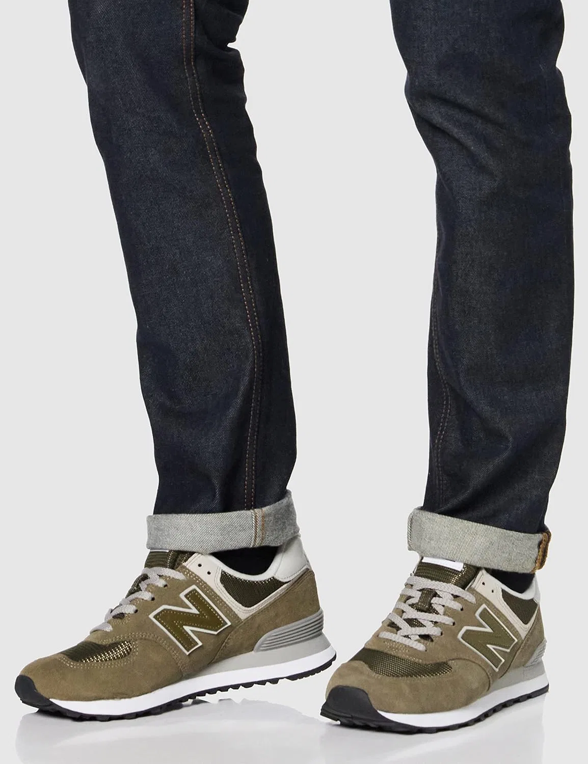 Мужские кроссовки New Balance 574v2, Olive Night — фото 2