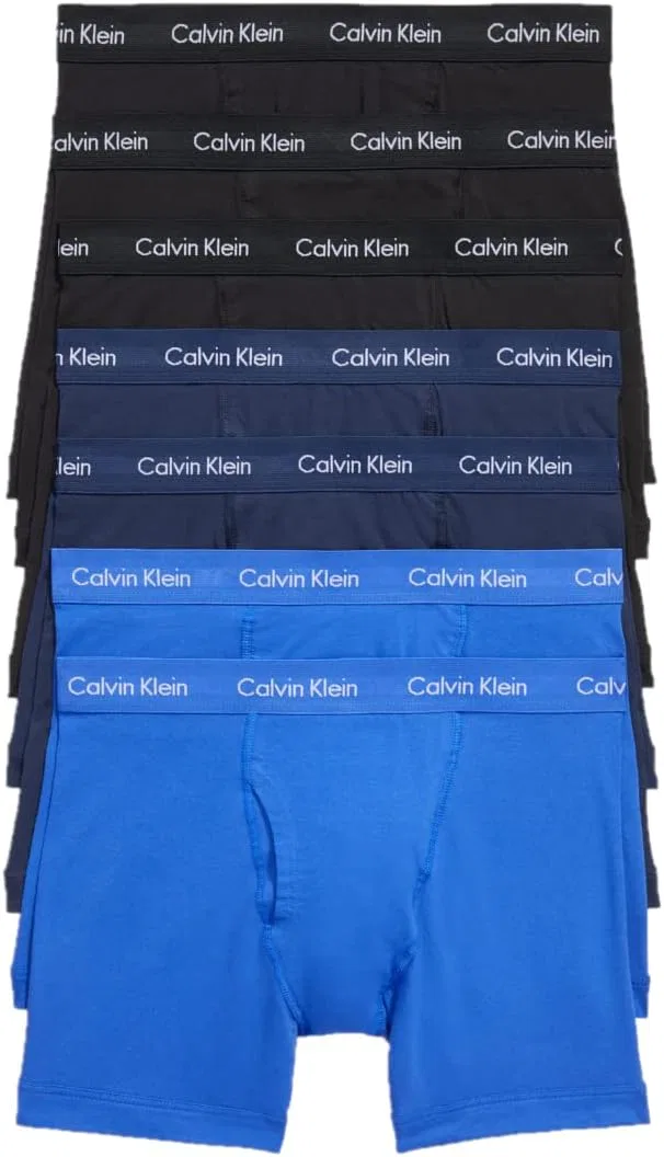 Боксеры Calvin Klein, черный, синий, кобальтовый