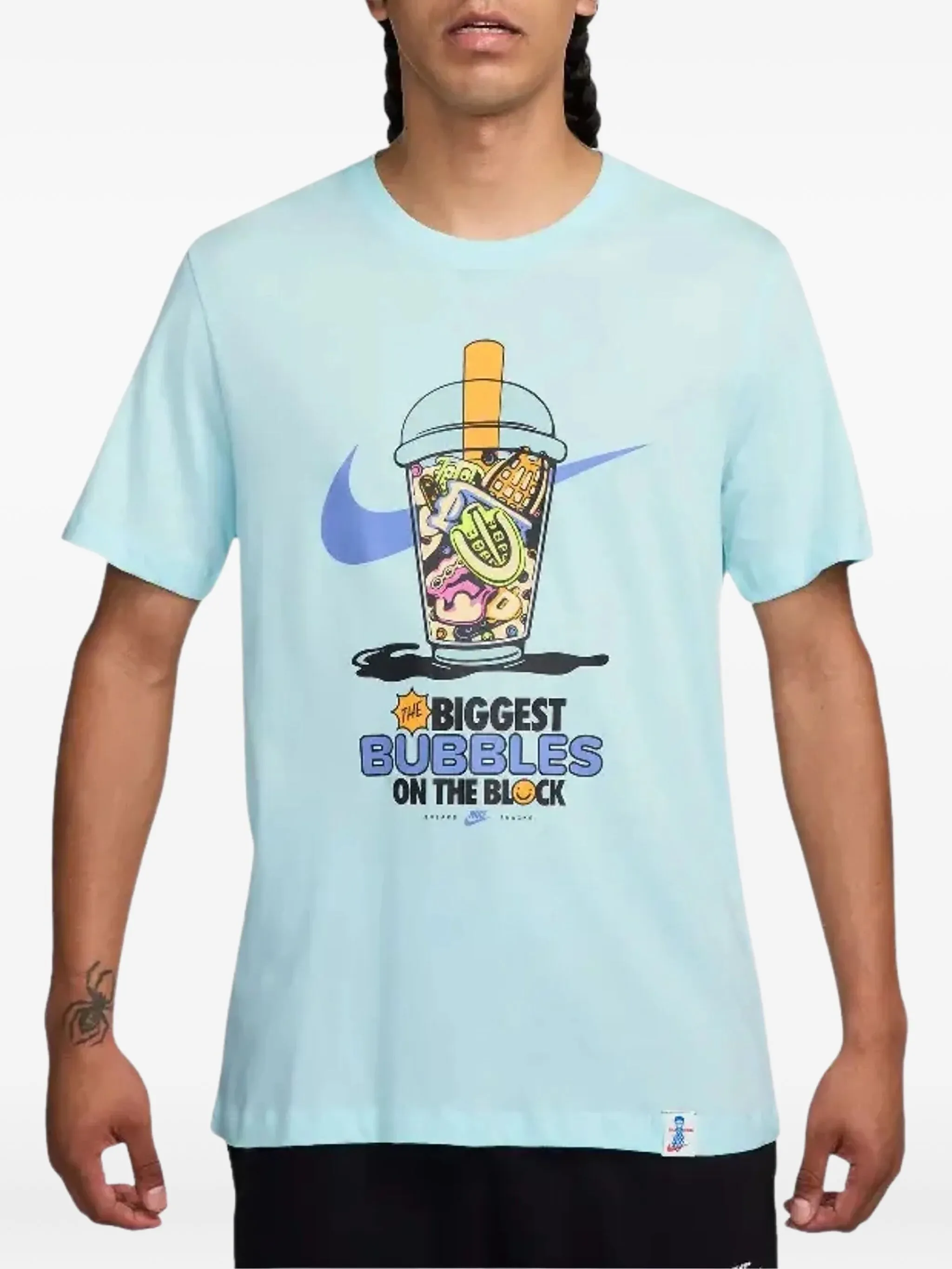 

Футболка с графичным принтом Nike, синий