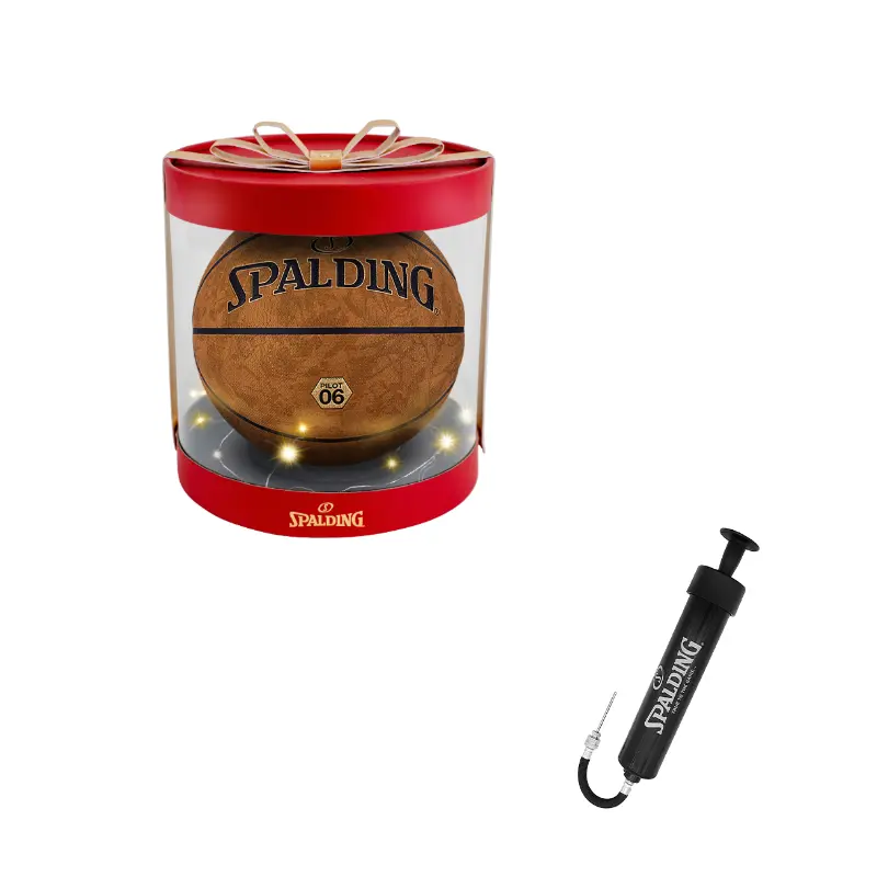 

SPALDING Pilot Collection 77 739Y PU баскетбольный мяч PILOT 06 коричневый тренировочный unisex Китай