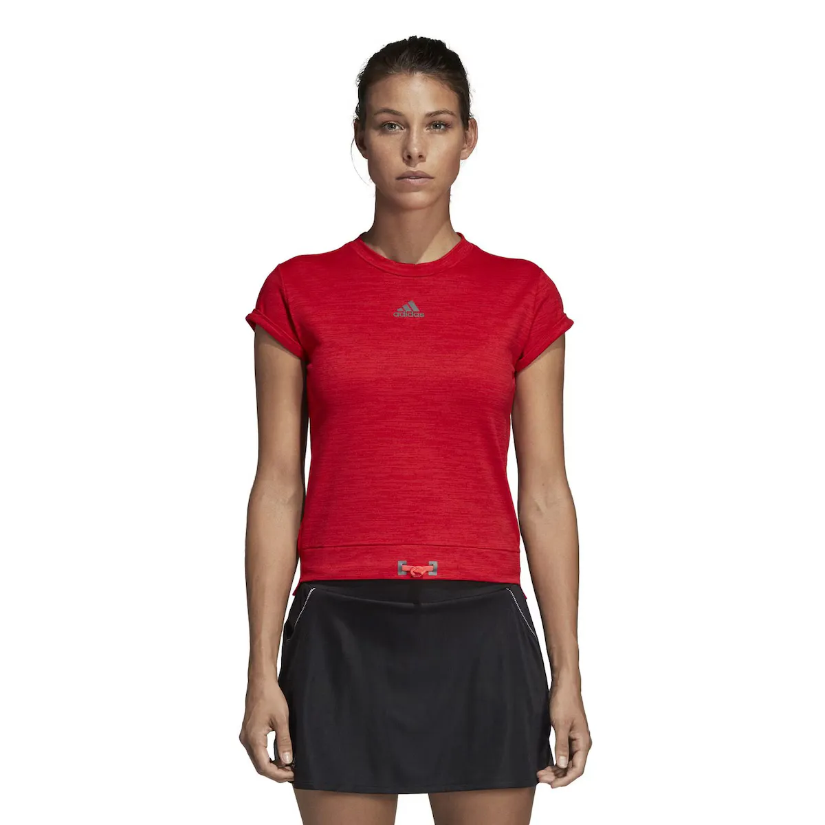 

Женская теннисная рубашка Adidas Mcode, красный