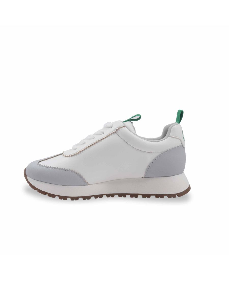 Повседневные спортивные кроссовки с логотипом Rosa для девочек младшего и старшего возраста Sam and Libby, White multi — фото 2