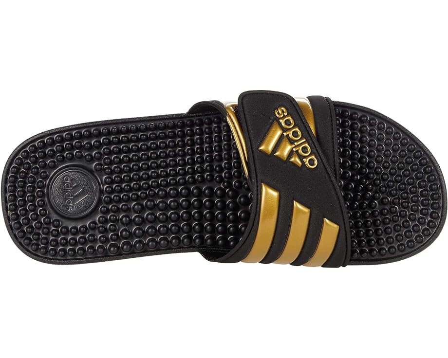 Сандалии adidas adissage, цвет Core Black/Gold Metallic/Core Black — фото 2