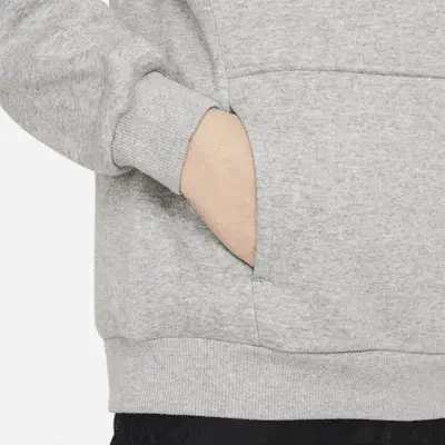 Худи Nike Sportswear Club Fleece, серый/белый — фото 4