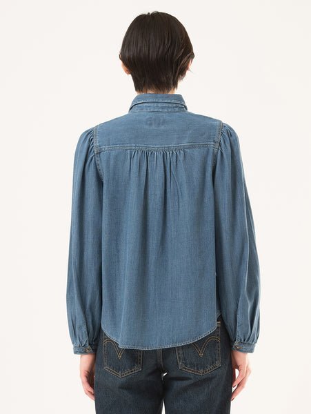 Рубашка в стиле вестерн "Путешествие" Levi's, Medium Indigo - Flat Finish — фото 3