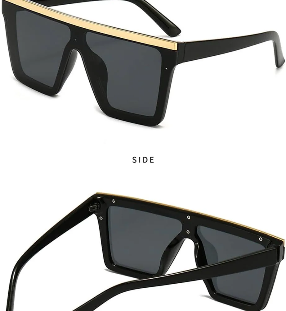 

Модные солнцезащитные очки с плоской верхней частью для женщин и мужчин, зеркальные солнцезащитные очки, винтажные очки с леопардовым принтом TKKTLLT, C6