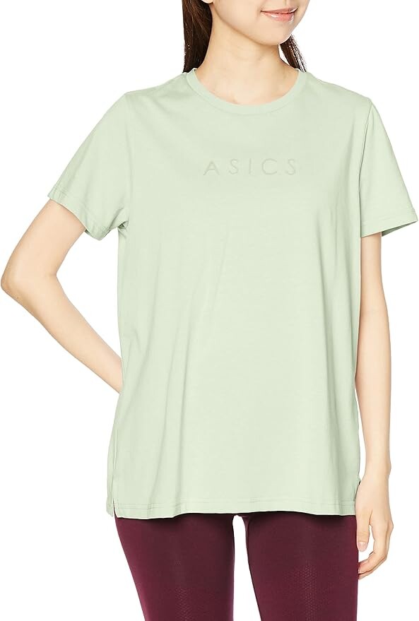 

Футболка training core graphic t-shirt 'whisper green' Asics, зеленый