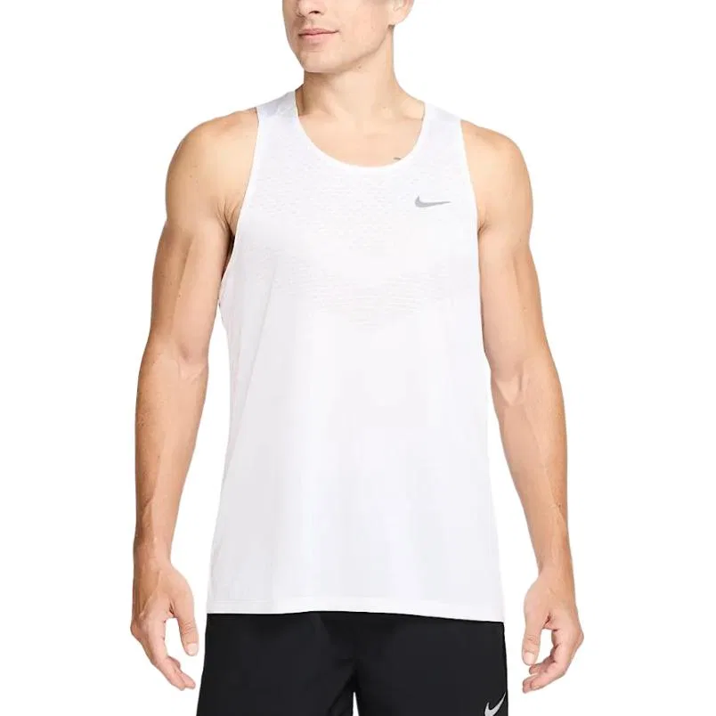 Мужской топ для бега Nike Stride Dri-FIT Adv белый