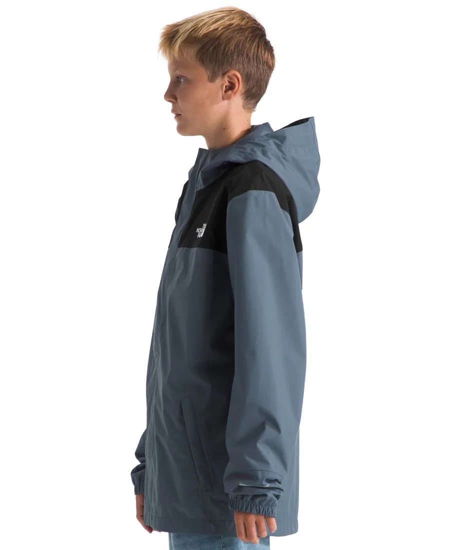 Детская дождевая куртка Antora с капюшоном (для мальчиков 6-16 лет) The North Face, granite серый — фото 3