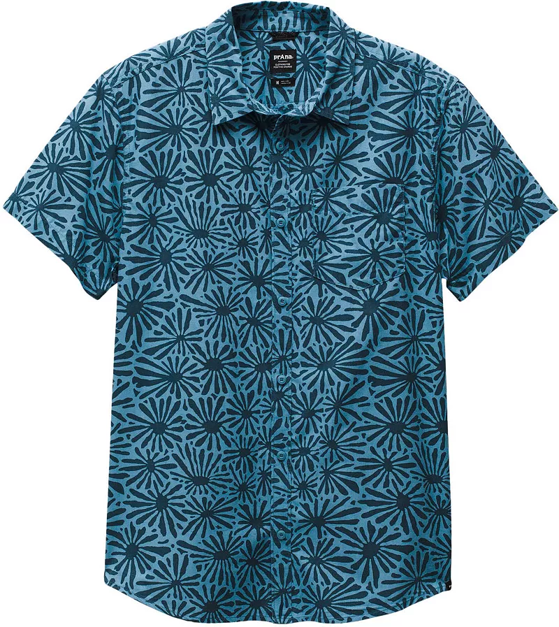 

Мужская рубашка PrAna Stimmersee, цвет High Tide Stretch