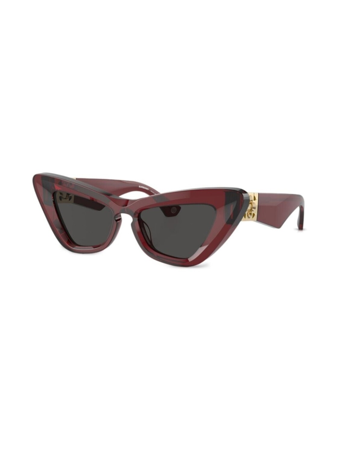 Солнцезащитные очки в оправе 'кошачий глаз' Burberry Eyewear, красный — фото 2